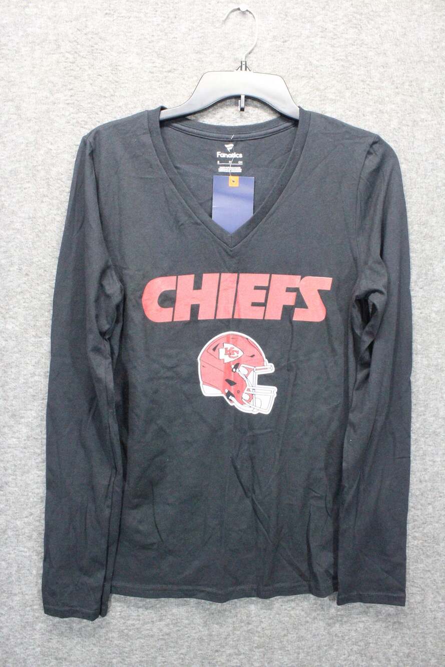 Kansas City Chiefs Travis Kelce #87 Fanatics Jersey Womens Small Long Sleeve New